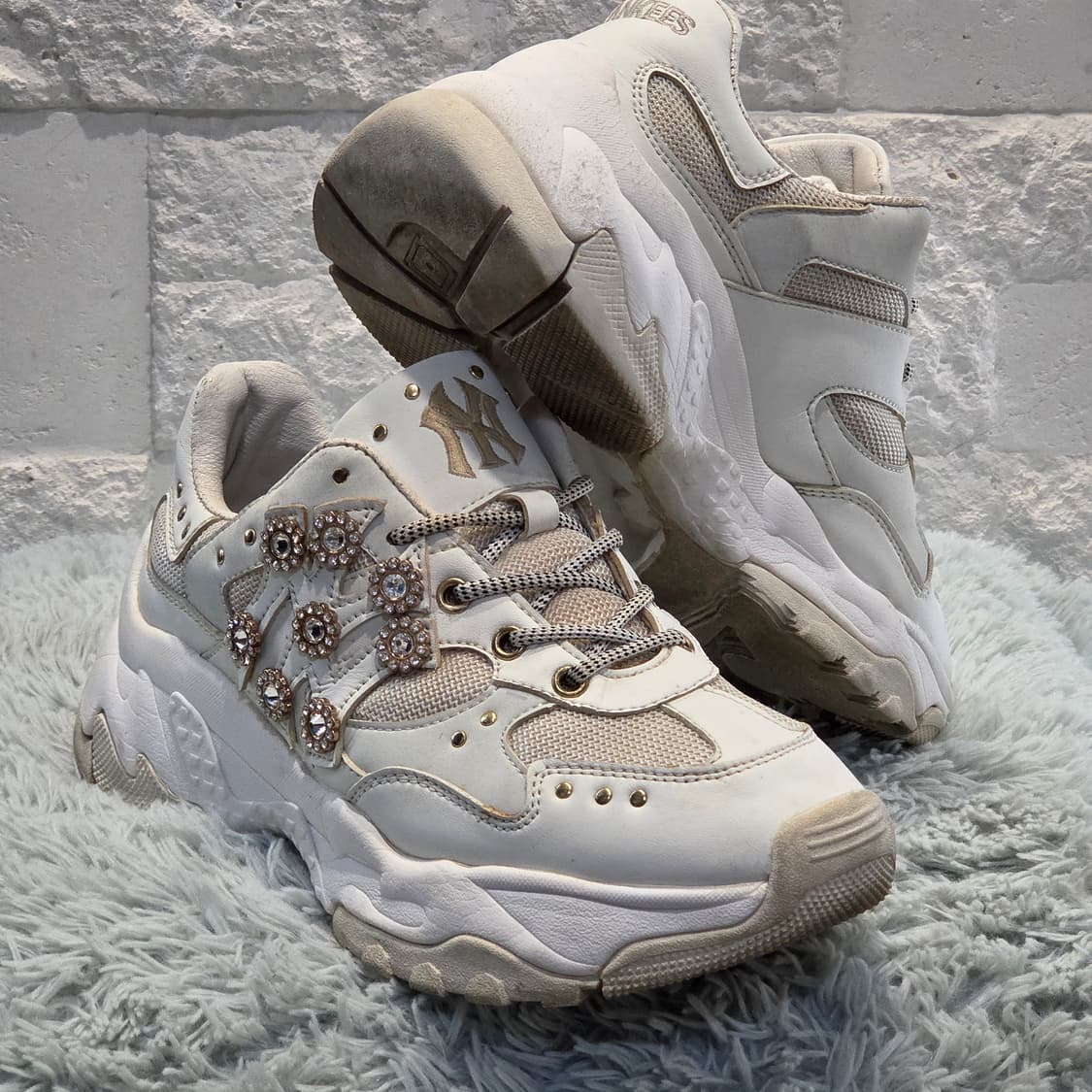 6a-12:엠엘비 청키 라이너 뉴욕 주얼 화이트 240mm 상품이미지5