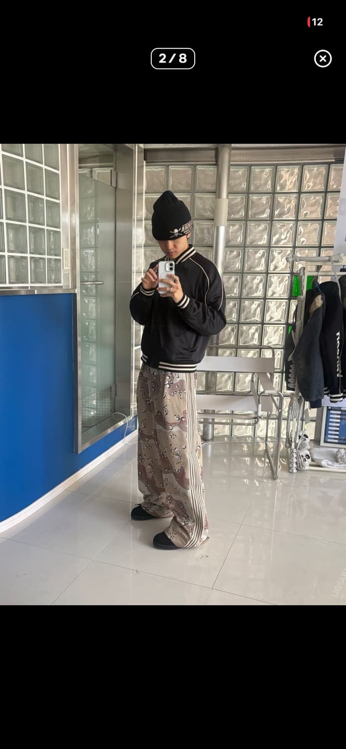 last/KAPITAL CHOCO CHIP BAGGYTRACK PANTS 상품이미지2