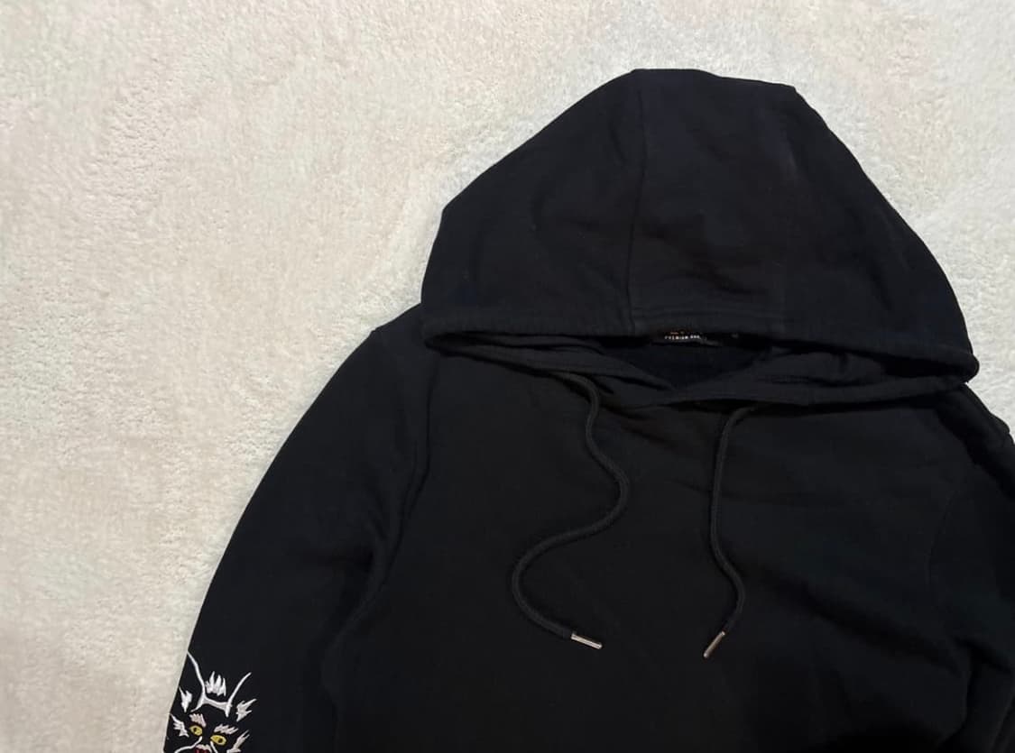 에비수 자수 후드티 상품이미지4