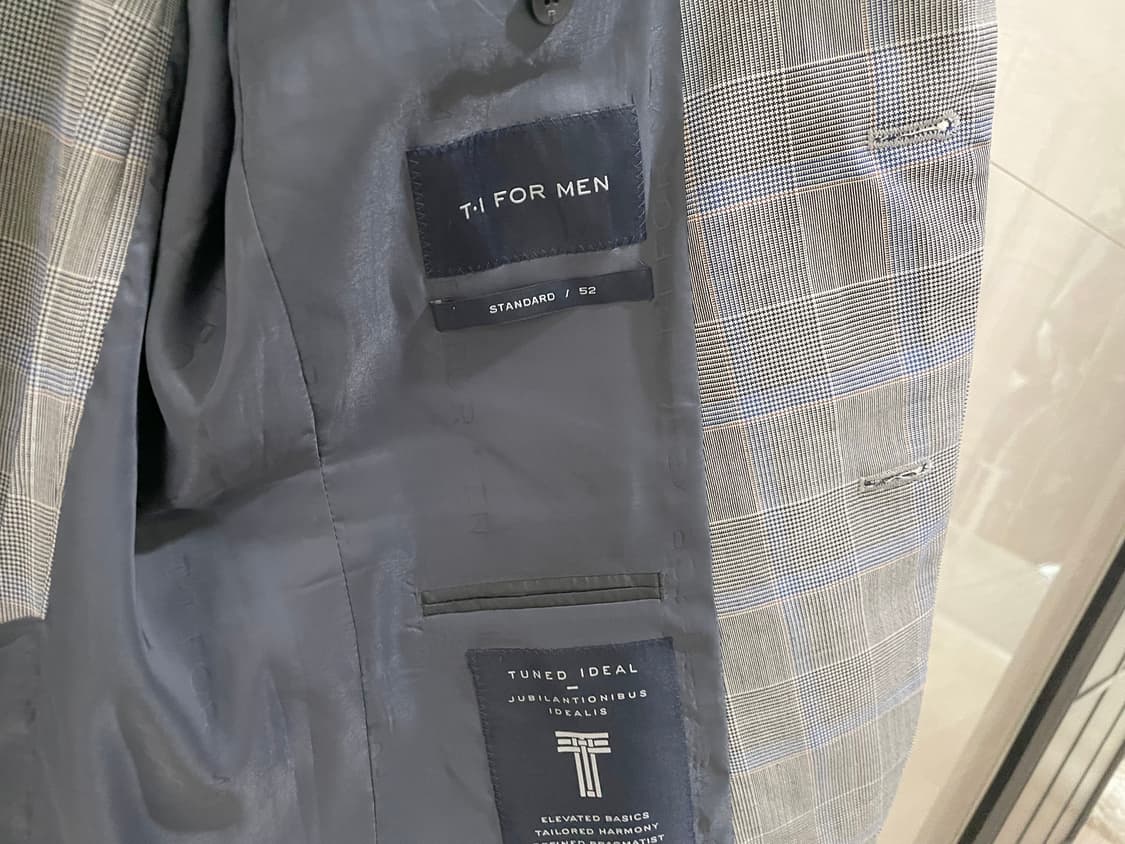 티아이포맨 / 글렌체크 자켓, 봄자켓, 남성자켓 / 110 상품이미지6