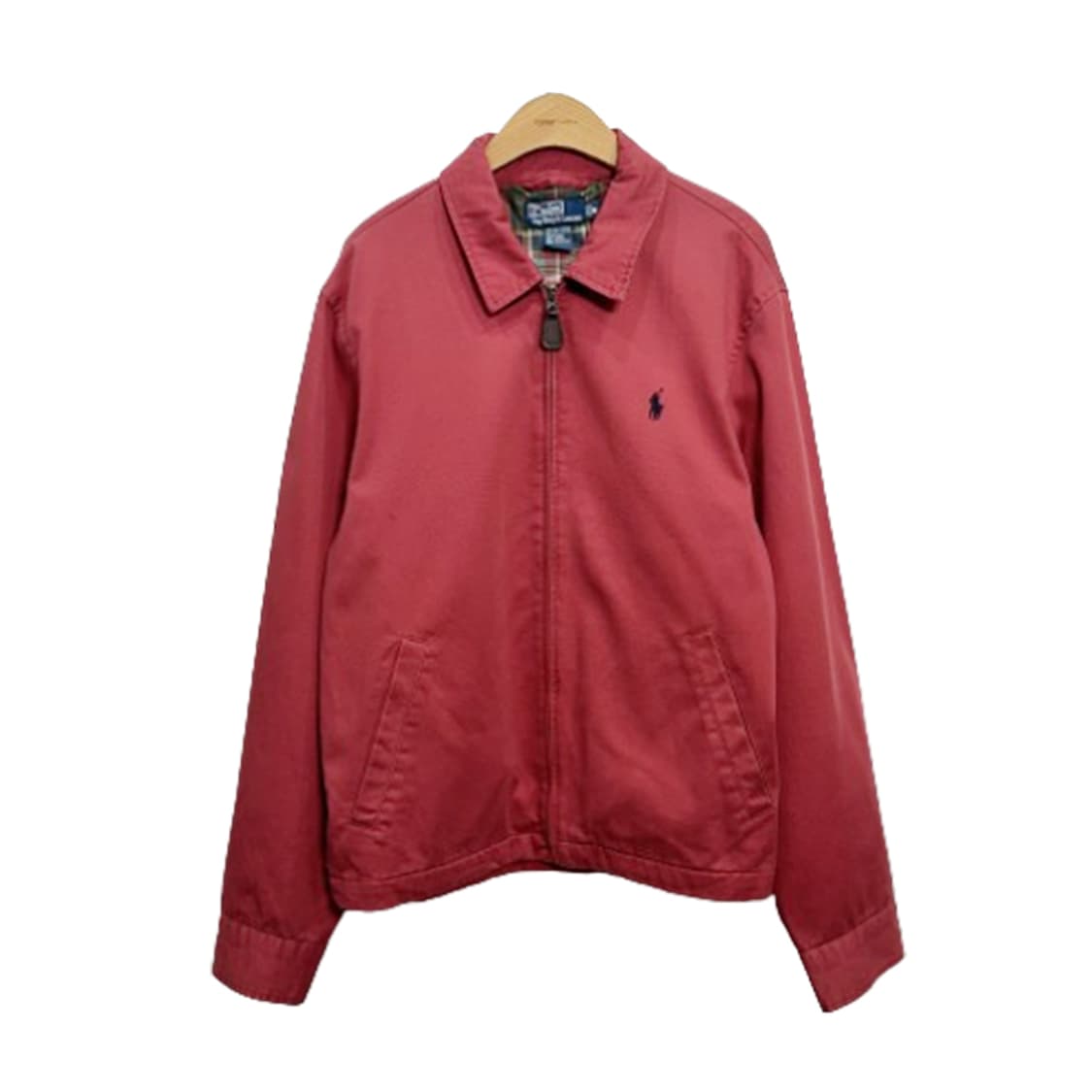 폴로 블루종 베이포트 코튼 자켓 코랄레드 상품이미지1
