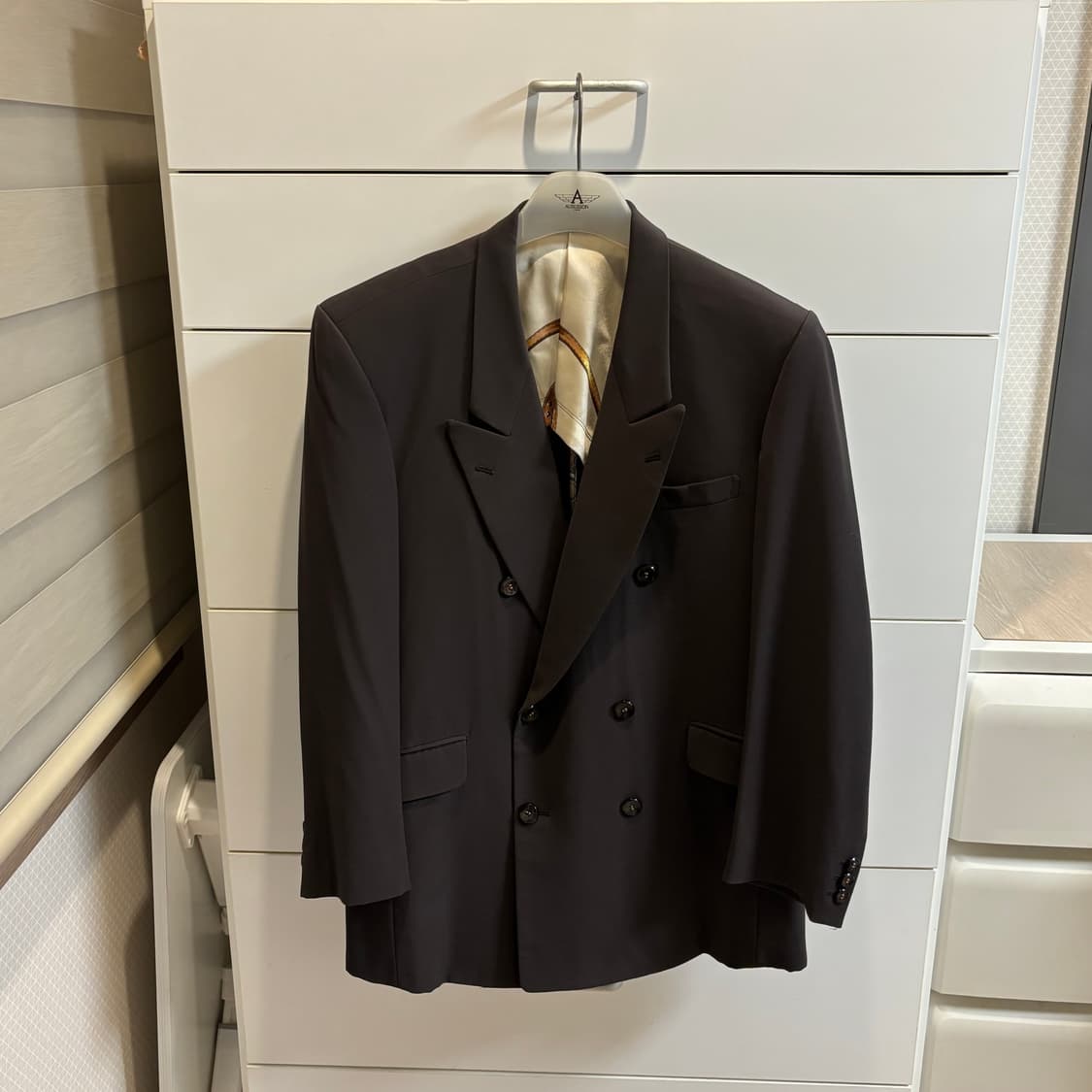 브라운 더블브레스트 명품 테일러 자켓 상품이미지2