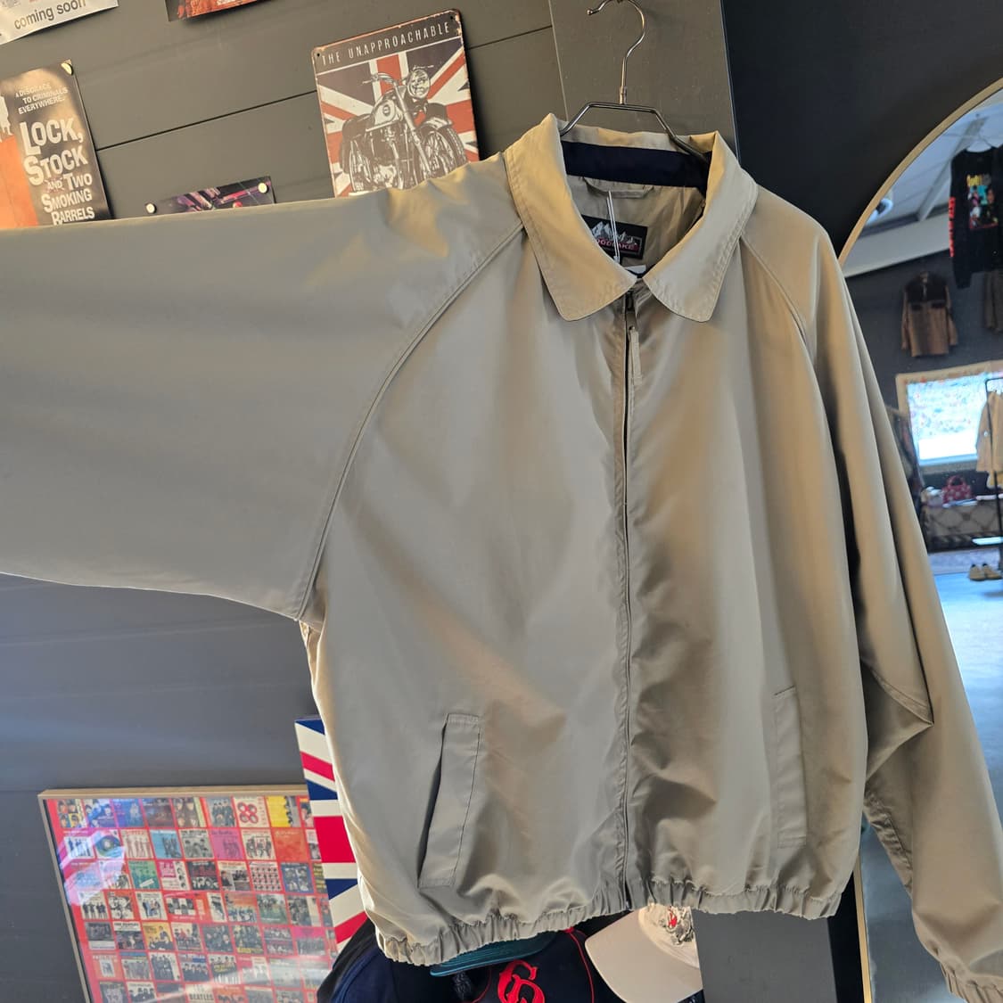  우드레이크 빈티지 블루종 자켓 베이지 상품이미지3