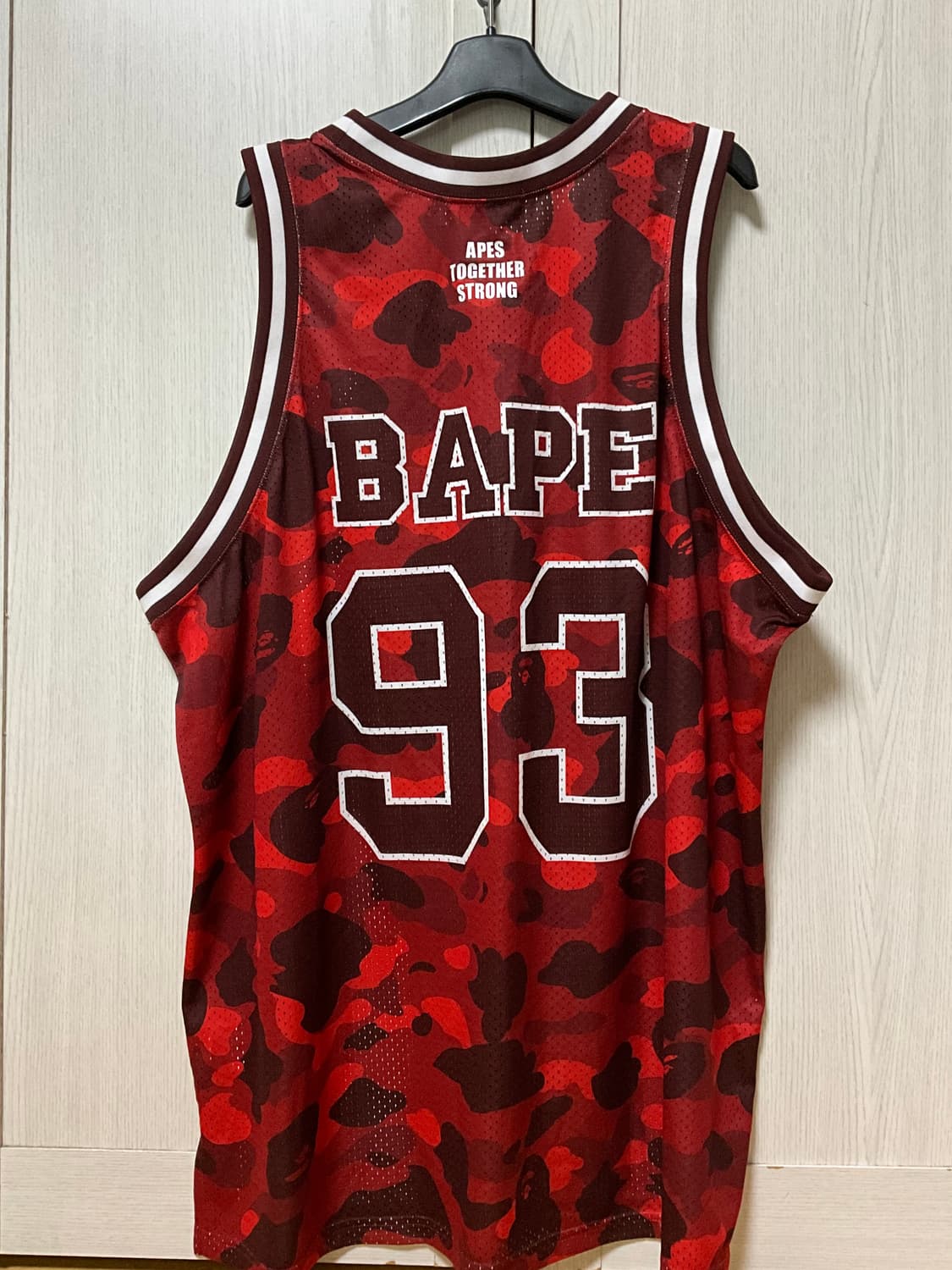 베이프 바스켓볼져지 슬리브리스(남녀 모두 착용가능) 상품이미지2