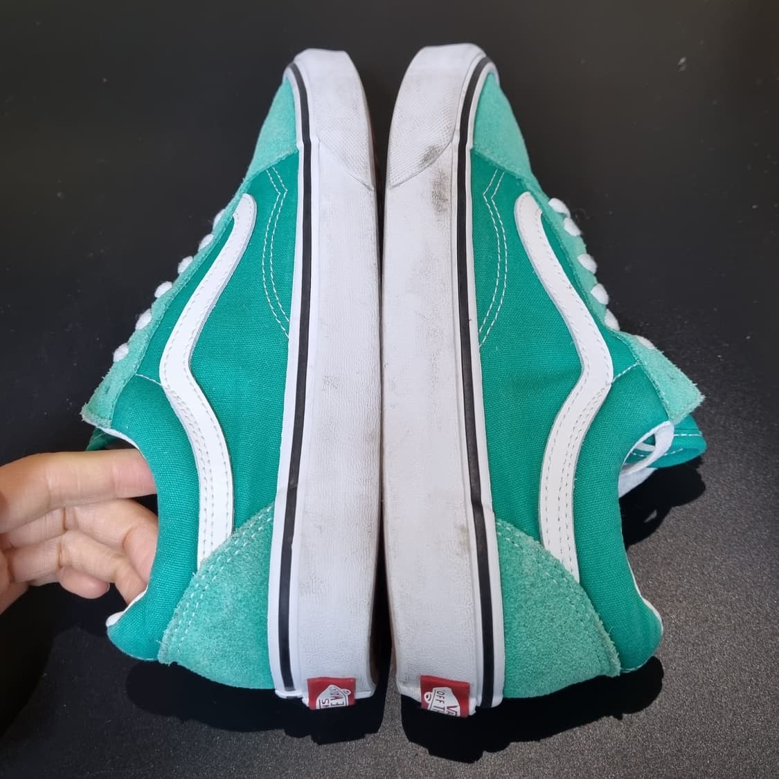 반스 올드스쿨 그린 여성스니커즈240  상품이미지5