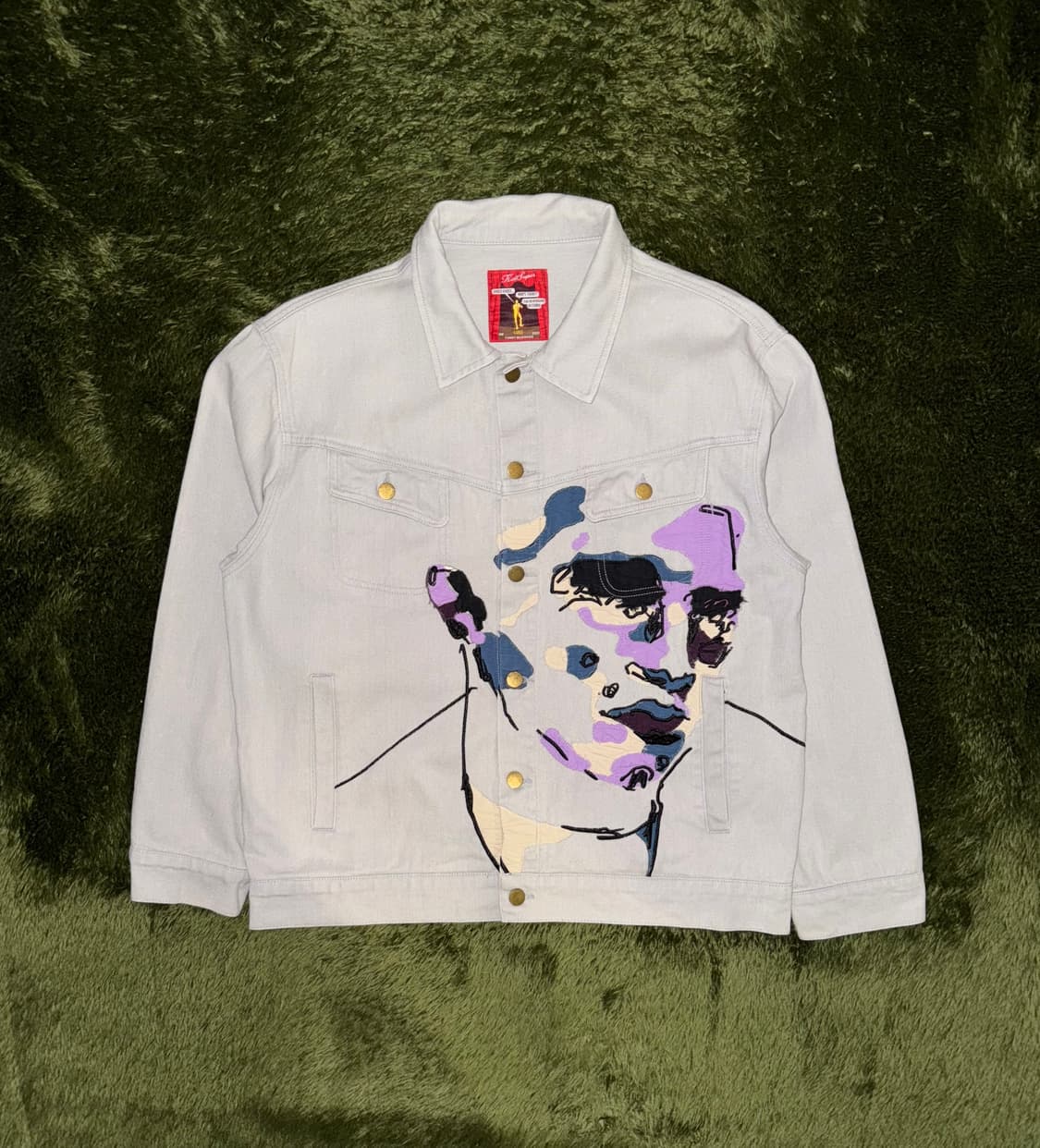 [L] KIDSUPER 키드슈퍼 23AW 엠브로이더리 트러커 자켓 상품이미지1