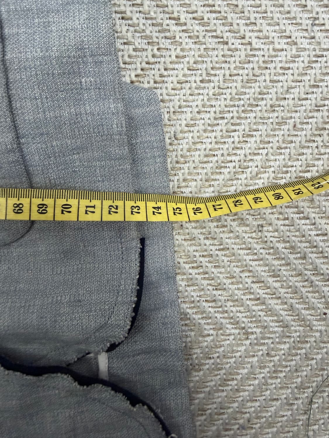 정품) SYSTEM 시스템 루즈핏 회색 린넨 자켓 82 상품이미지10