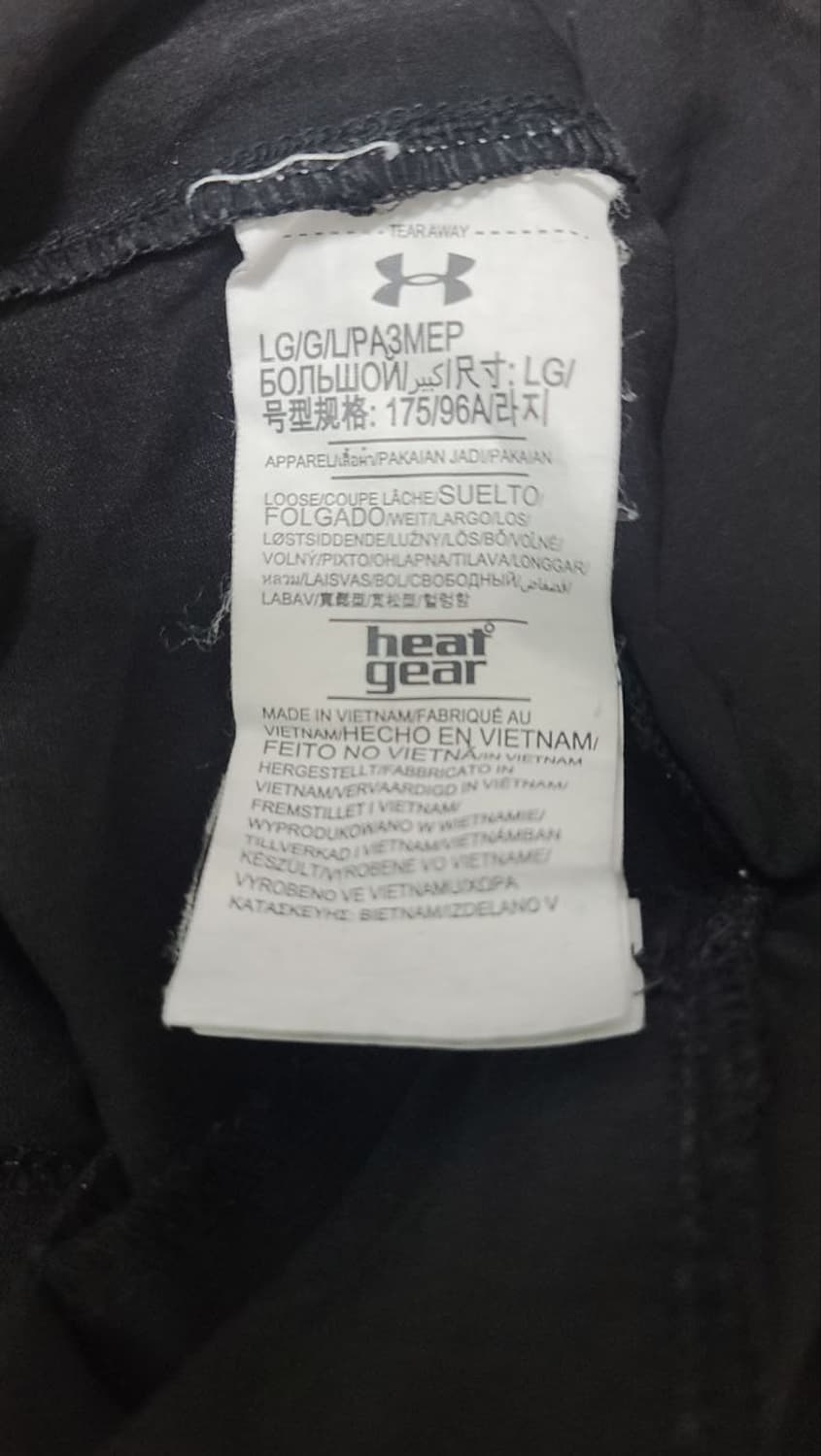 언더아머 반바지 LG 검정색 상품이미지3