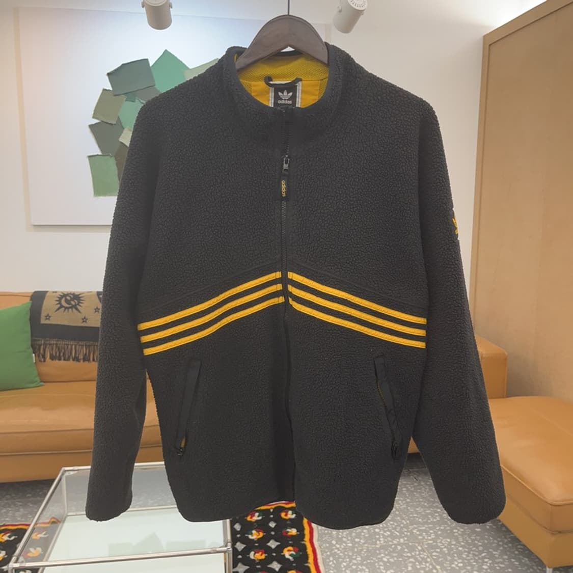 아디다스 올드스쿨 빈티지 뽀글이 후리스 자켓 2XL C06653 상품이미지3