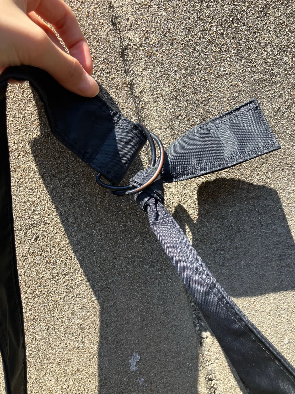 Converse 블랙 나일론 메신저백 상품이미지7