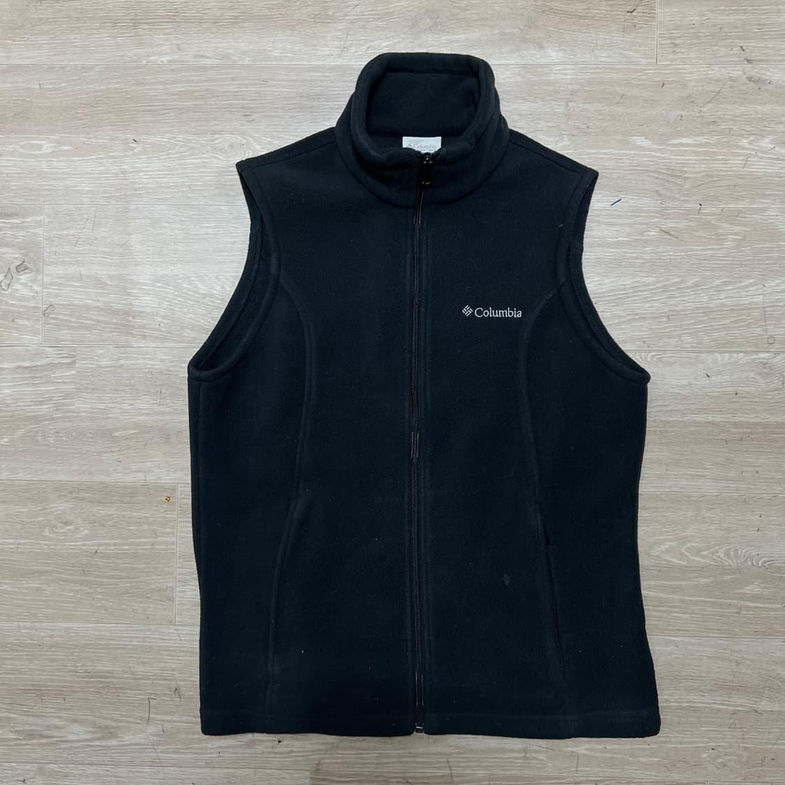 컬럼비아 여성 후리스 플리스 집업 조끼 베스트 [블랙] M/95 상품이미지1