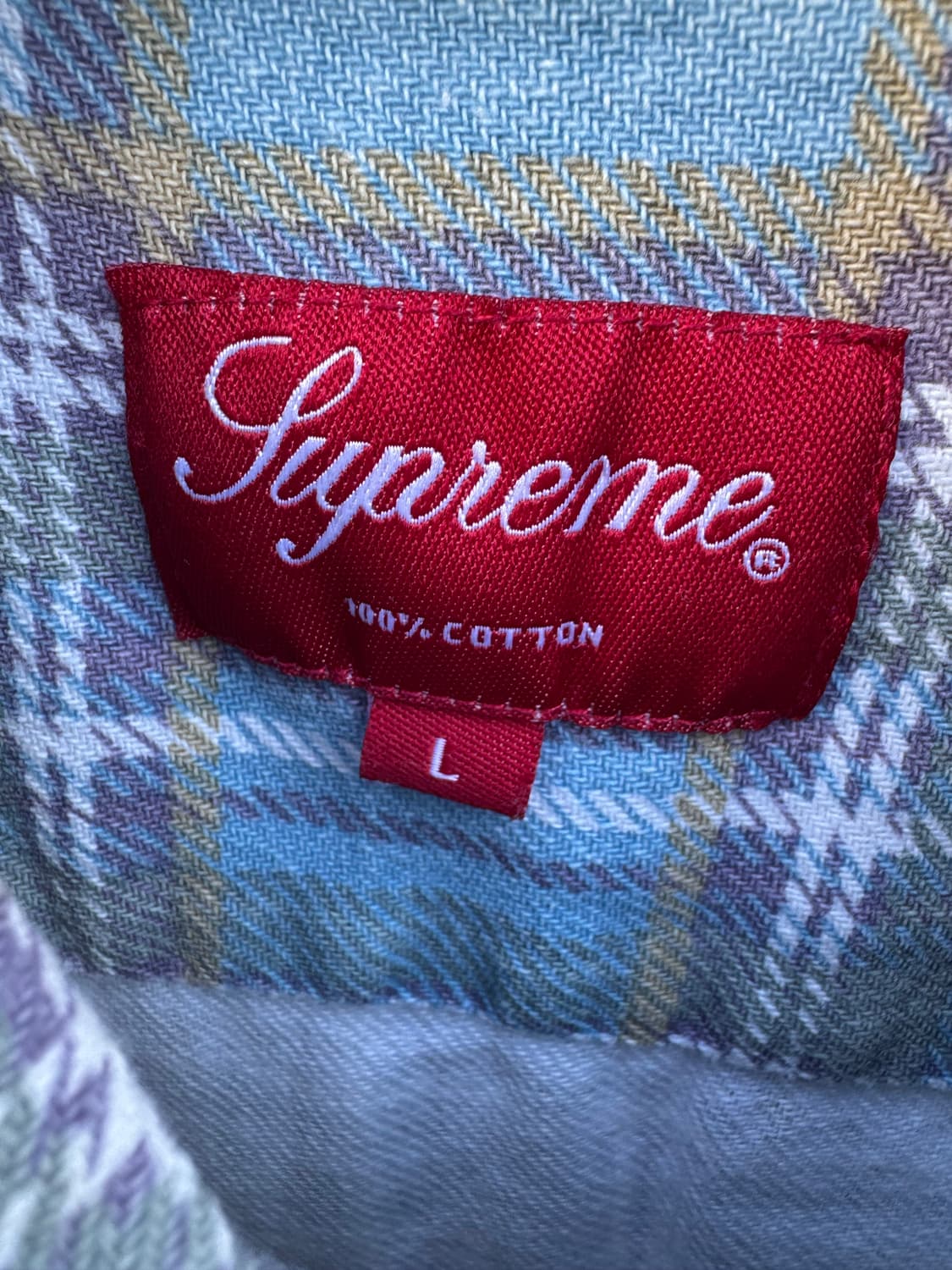 슈프림 체크셔츠 상품이미지4