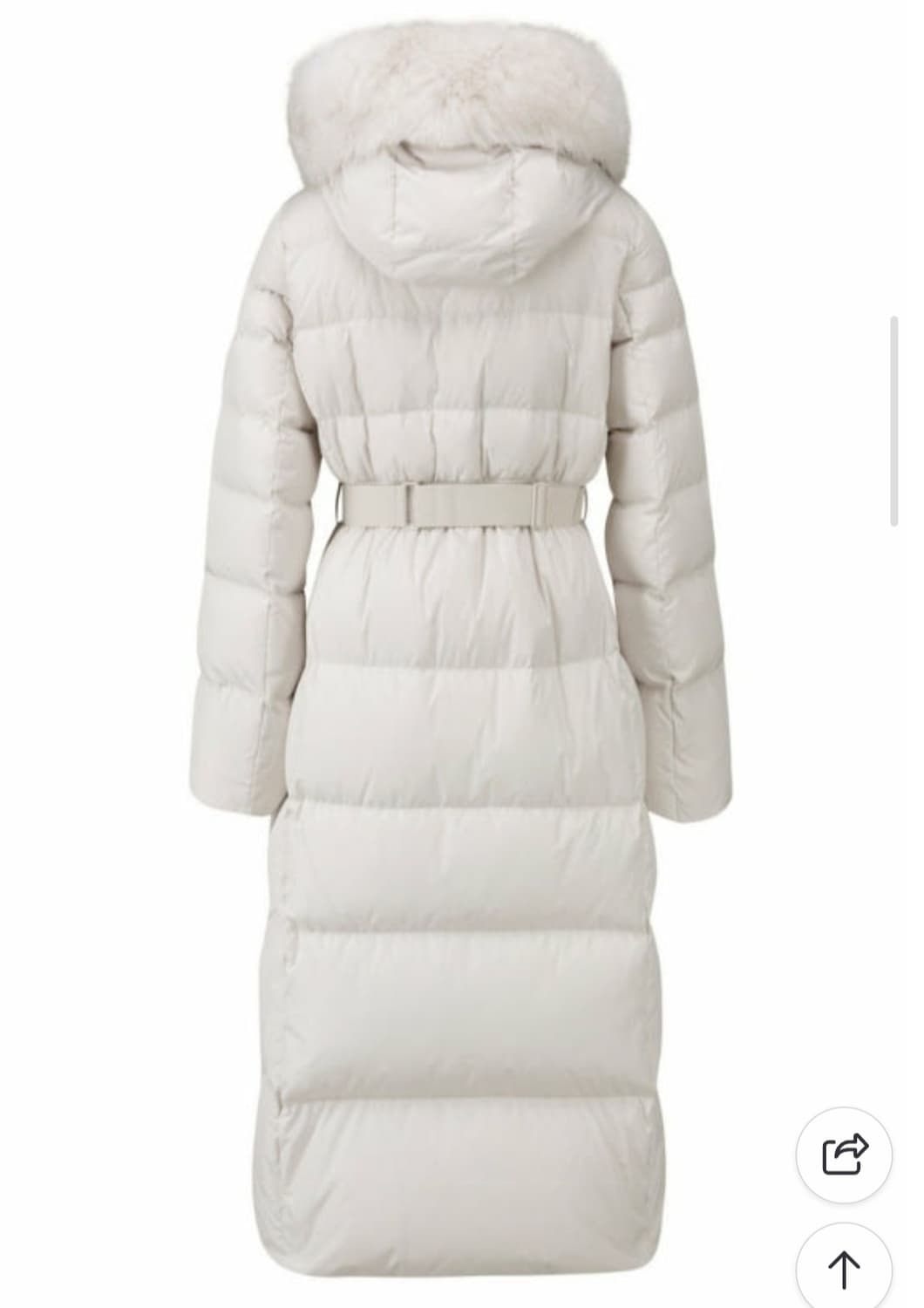 쥬크 ZOOC 벨티드 슬림핏 롱 구스 다운패딩
아이보리 사이즈55 상품이미지2