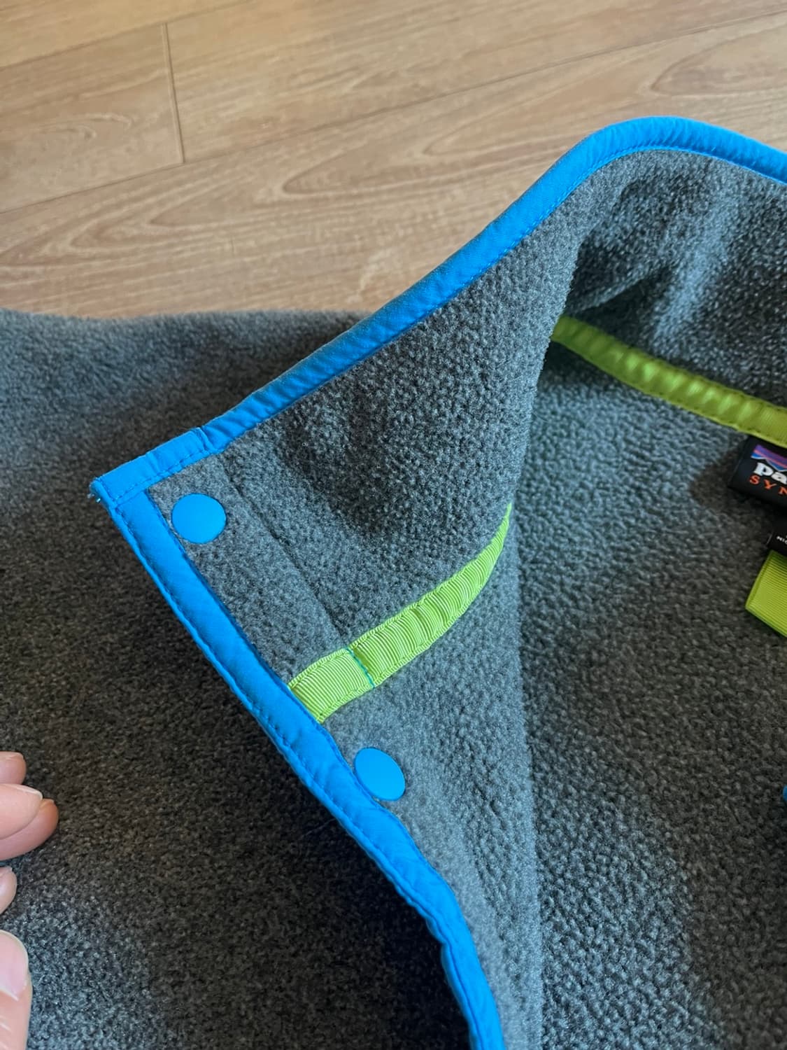 파타고니아 신칠라 니켈 스키이블루 플리스 후리스 맨투맨 아노락 xl 상품이미지2