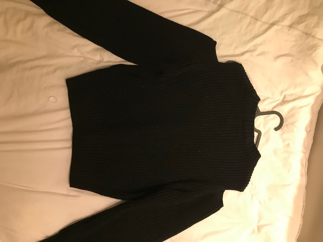 닉앤닉콜 오프숄더 니트 블랙 검정 상품이미지6