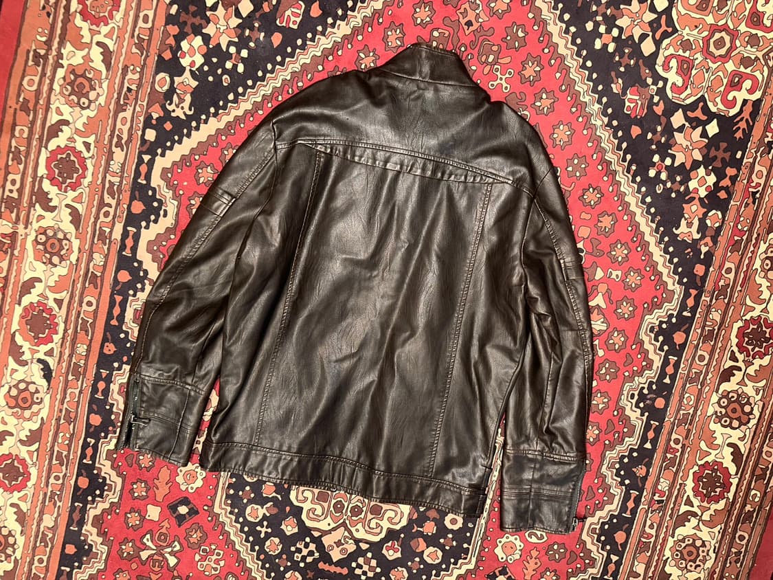 ( 2XL ) 바이커가죽 레더자켓 가죽자켓 바이커자켓 라이더자켓 상품이미지4