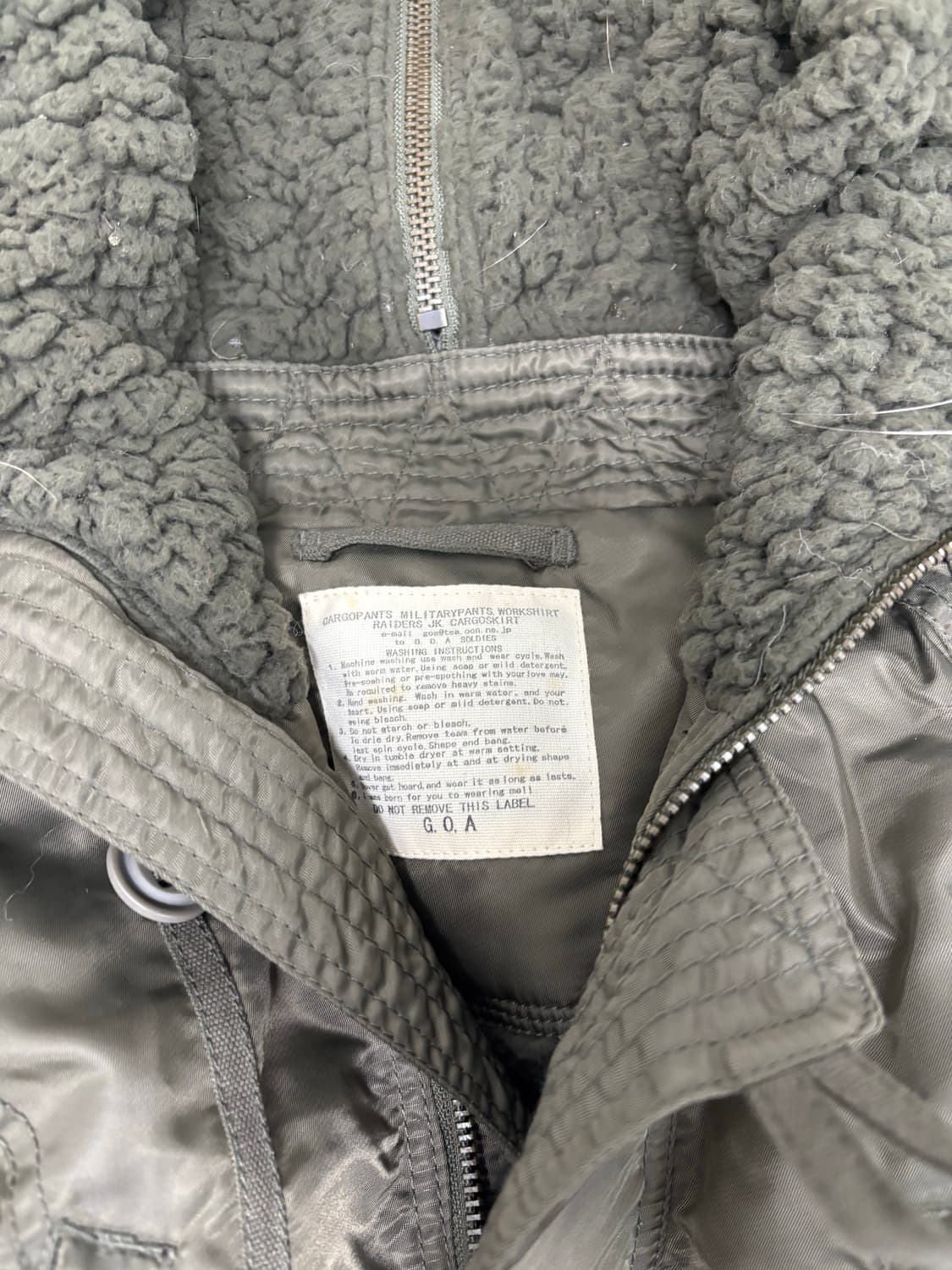 [2000s G.O.A] Archive White Raccoon Fur 상품이미지7