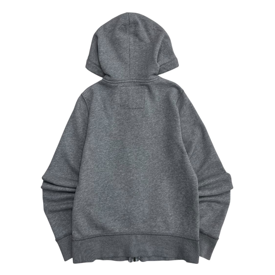 아베크롬비 블루 센터로고 그레이 후드집업 XL 상품이미지3