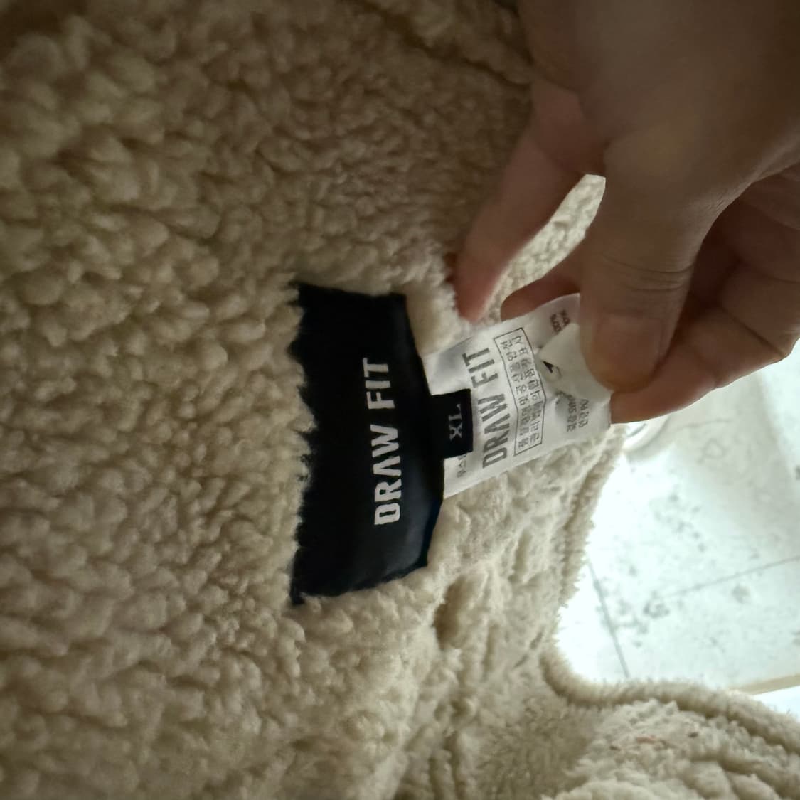 Draw fit 무스탕양털자켓XL 상품이미지4