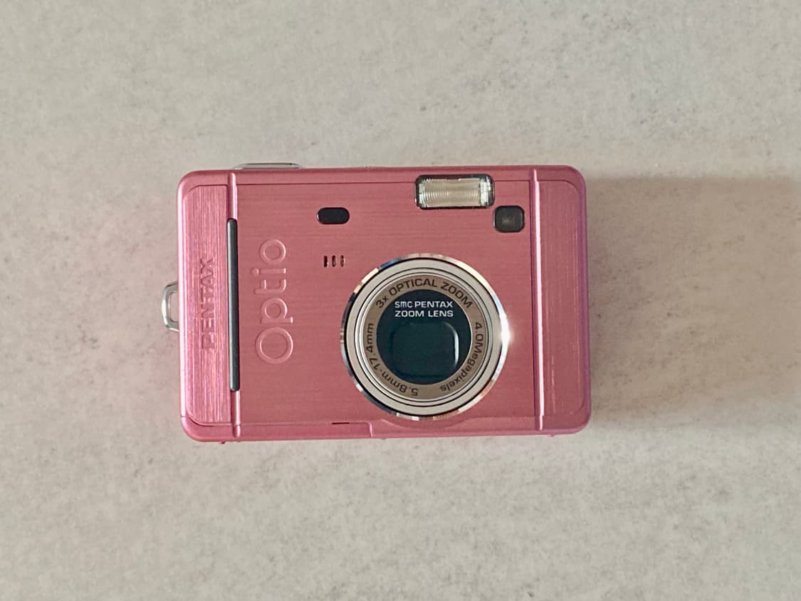 키키디카) 미품! 펜탁스 옵티오 s40 핑크 상품이미지4