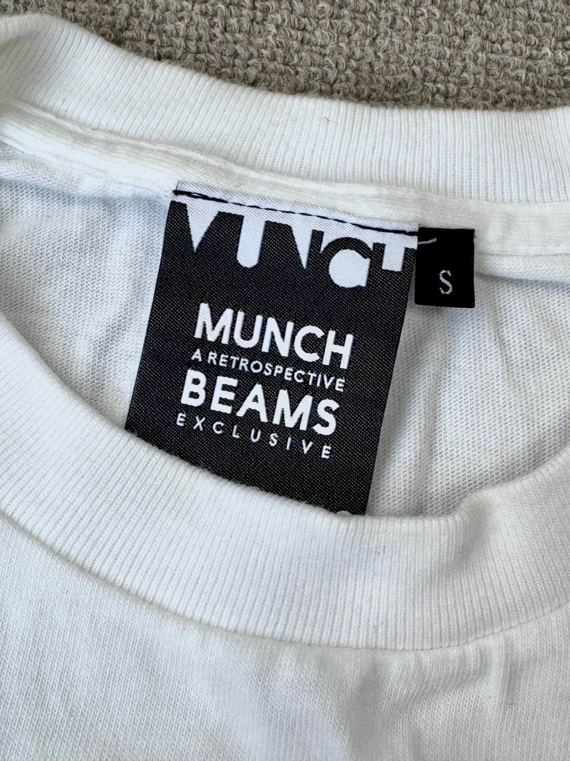 2018 뭉크 전시 x 빔즈 콜라보 티셔츠 상품이미지3