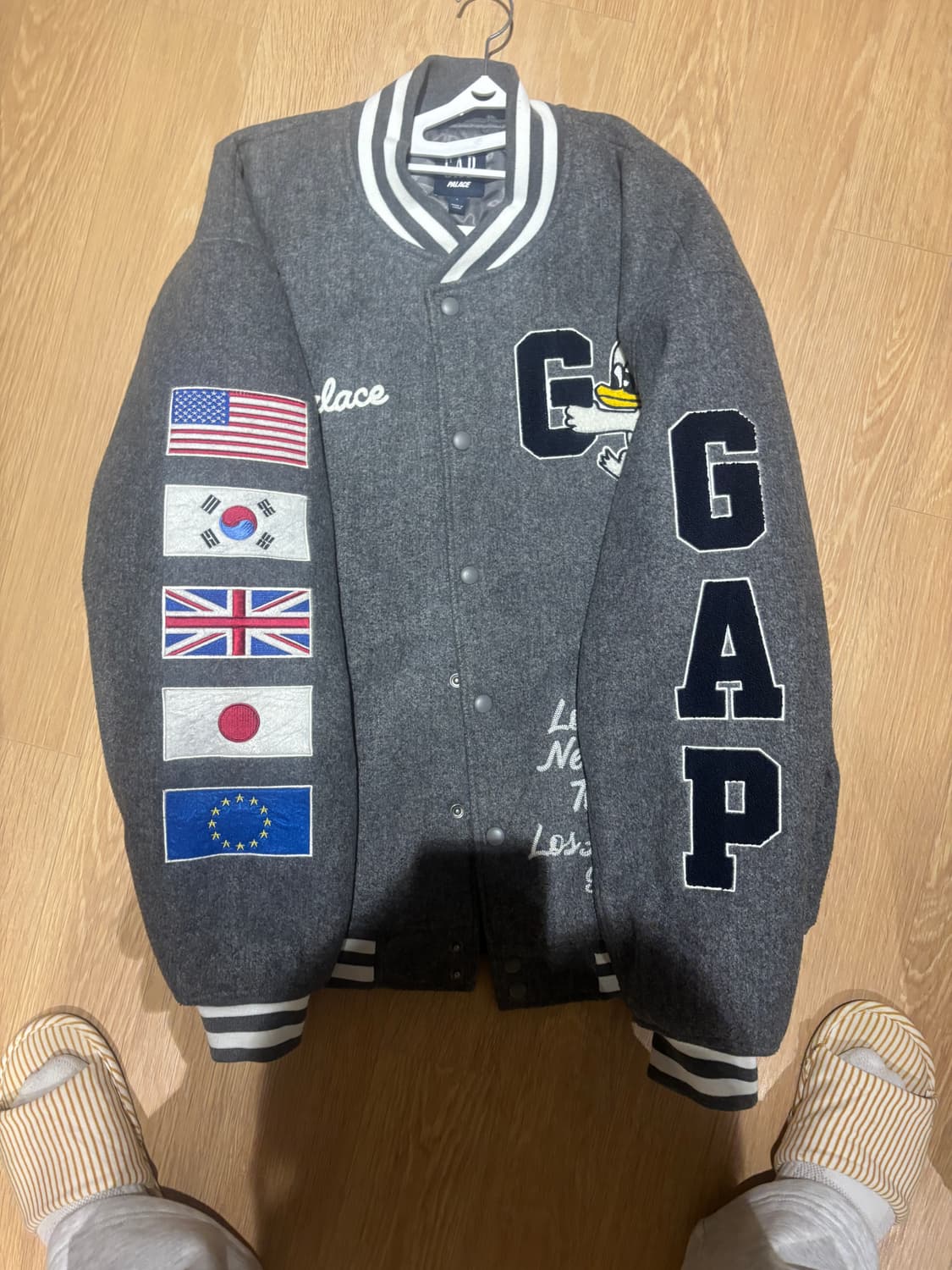 갭 팰리스 바시티 자켓 L 상품이미지3