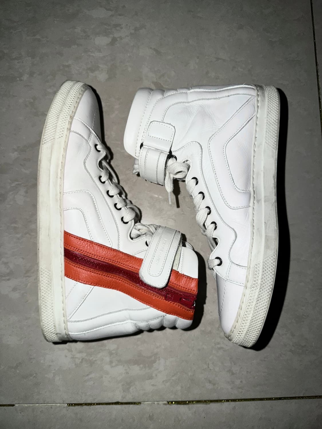 피에르하디 하이탑 스니커즈 화이트 270 상품이미지4