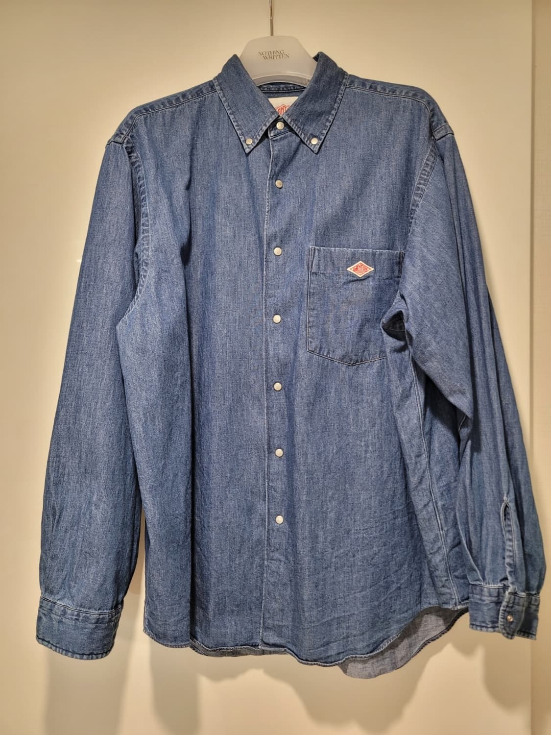 단톤 데님 셔츠 38사이즈 상품이미지1