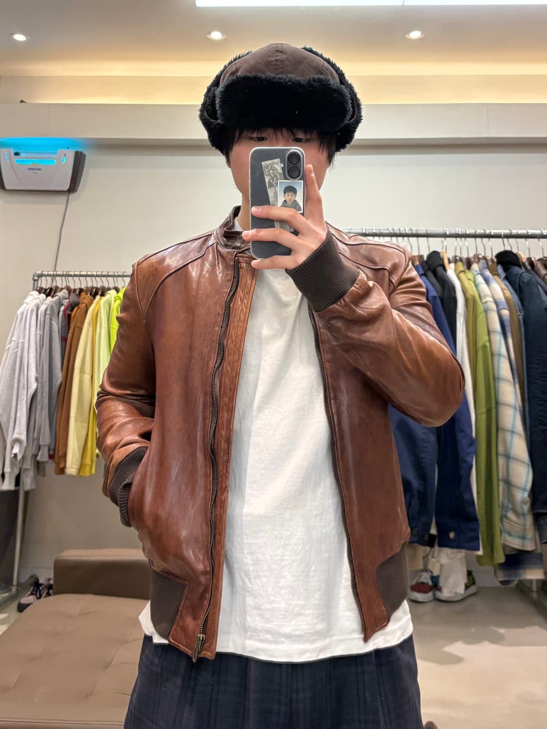 Armadio del luca 쉽 레더 자켓  상품이미지8