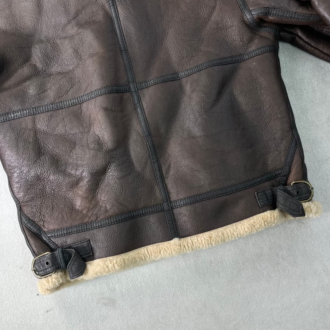 100  B-3 90s 램스킨 무스탕 자켓 상품이미지8