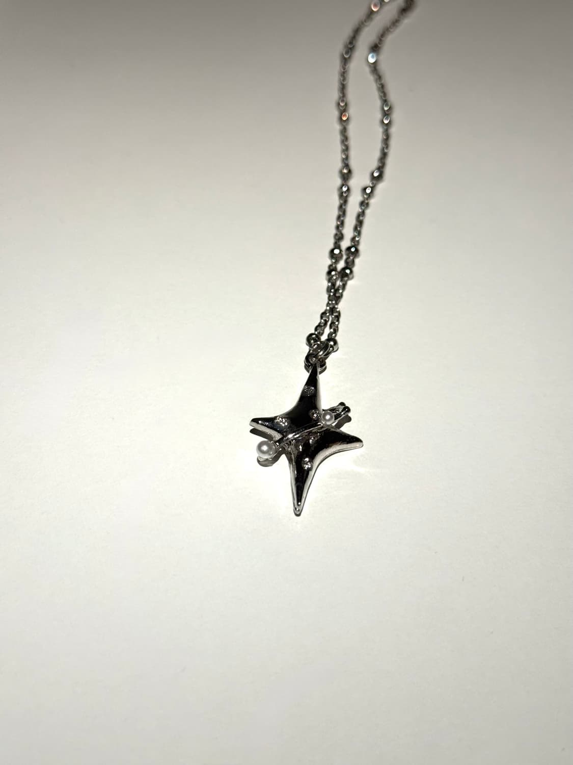 Space pearl necklace 목걸이 상품이미지1