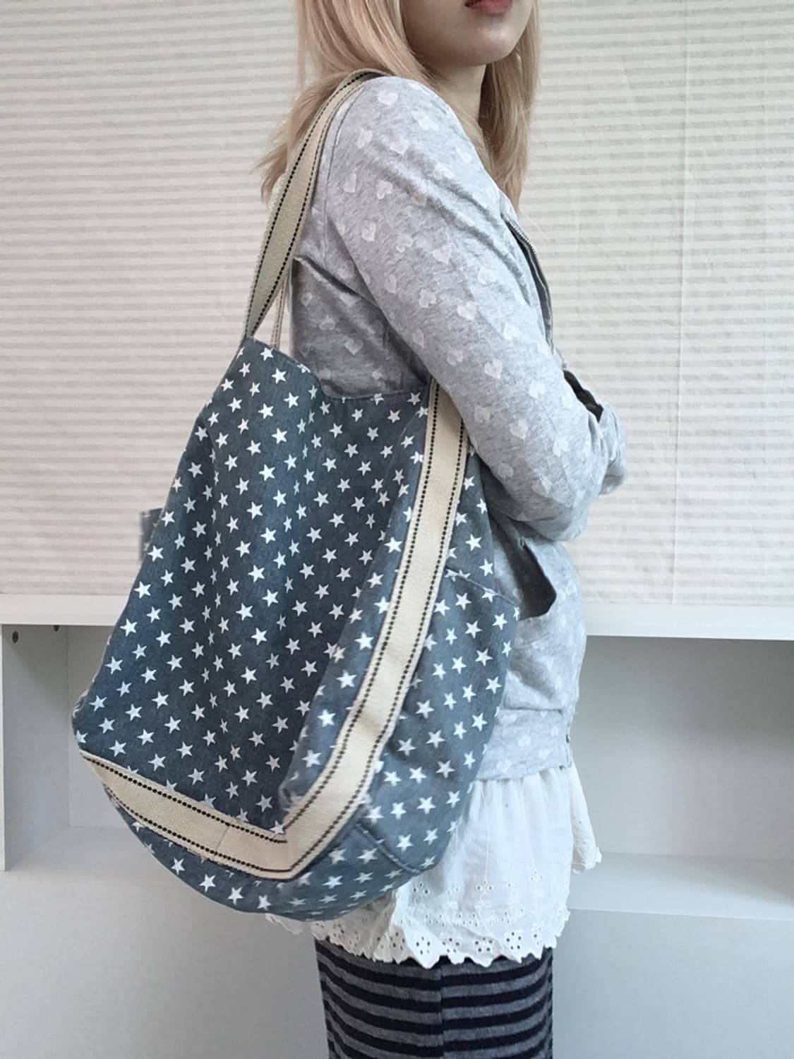 jpn vintage star denim pocket bag  상품이미지6