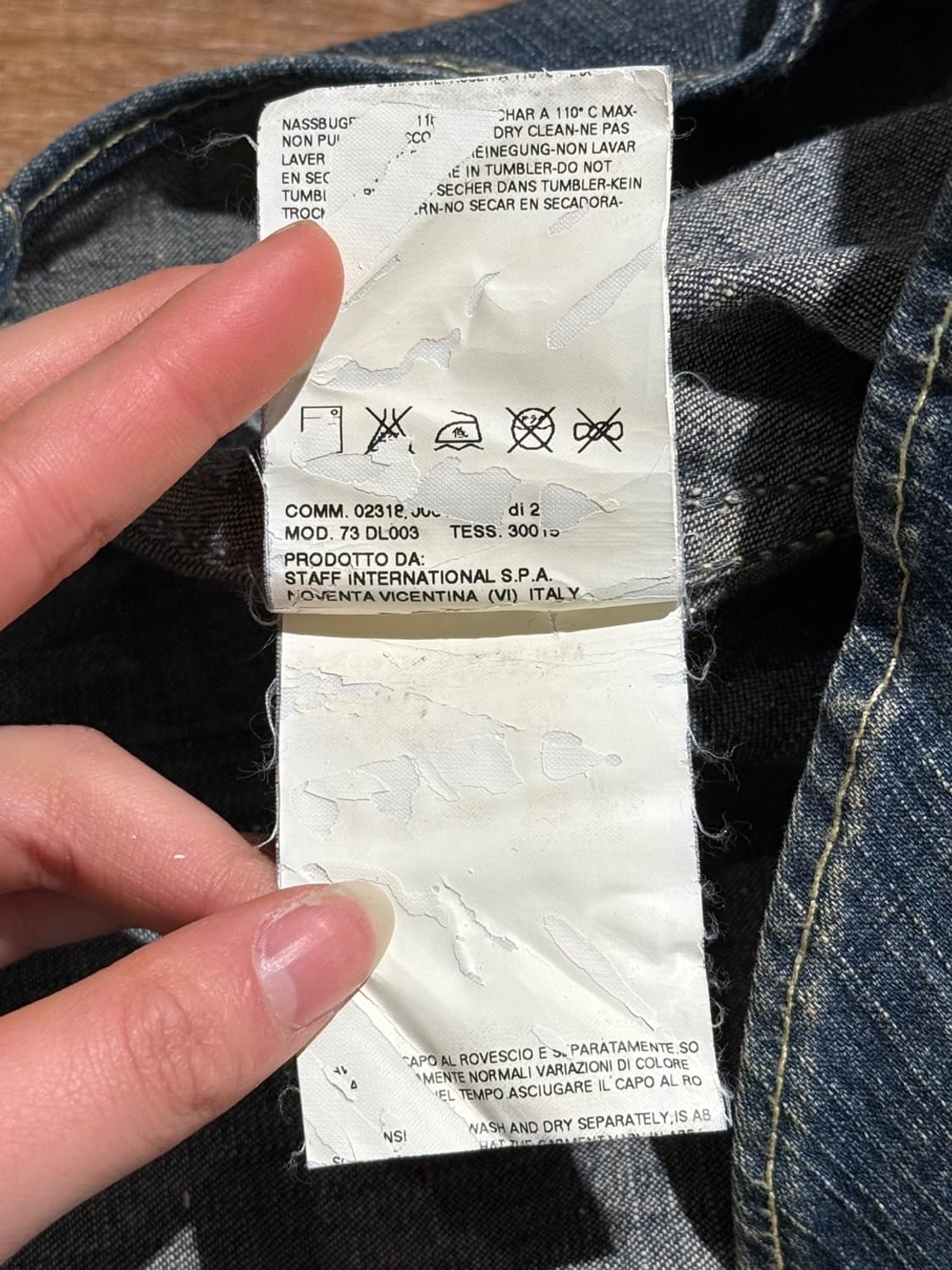 디스퀘어드2 웨스턴 데님 레더 하프 셔츠 상품이미지9