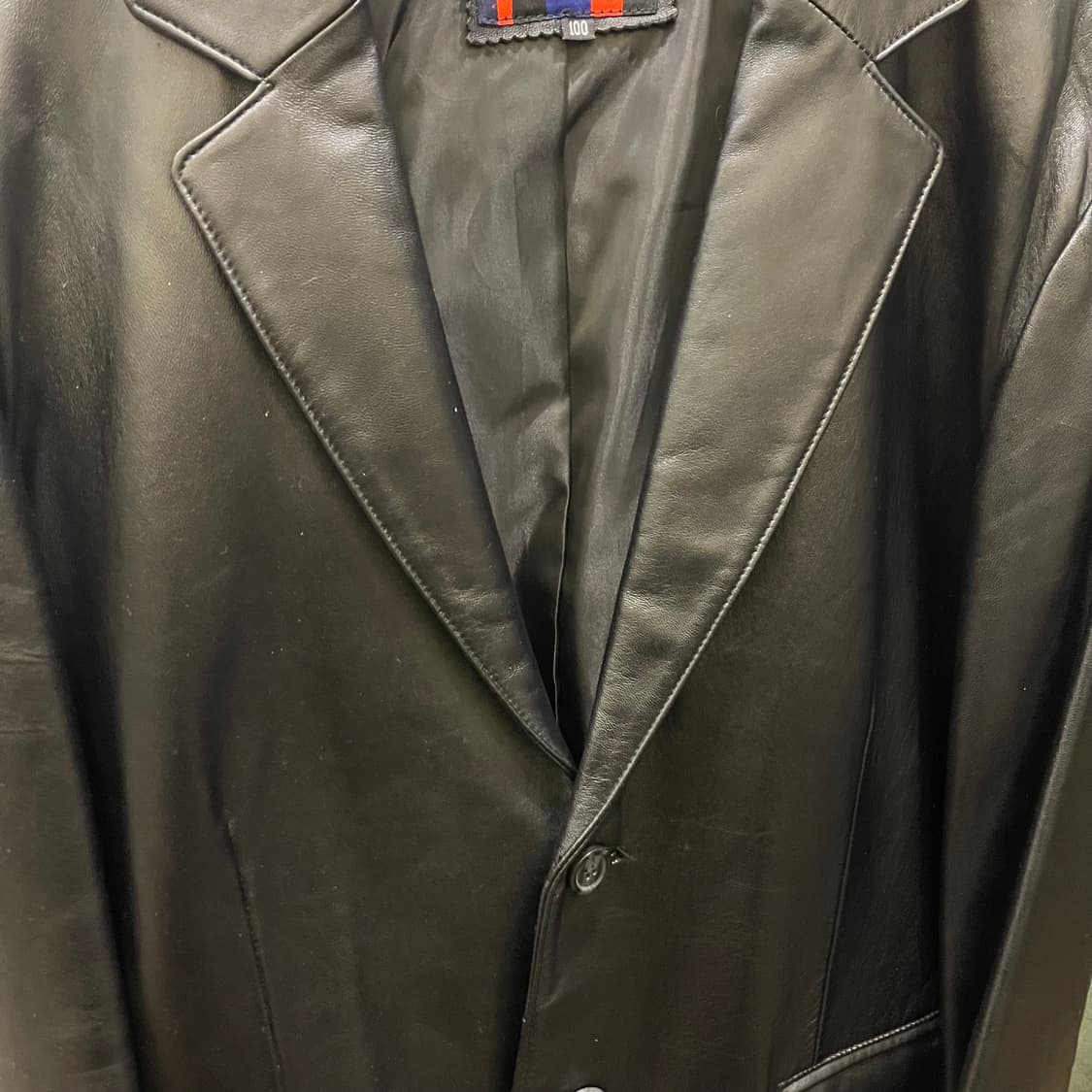 빈티지 램스킨 레더 블레이저 상품이미지3
