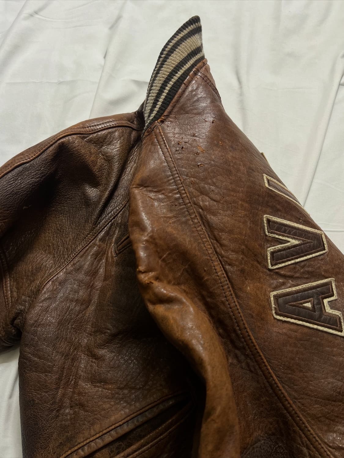 아비렉스 아이콘 가죽자켓 상품이미지10