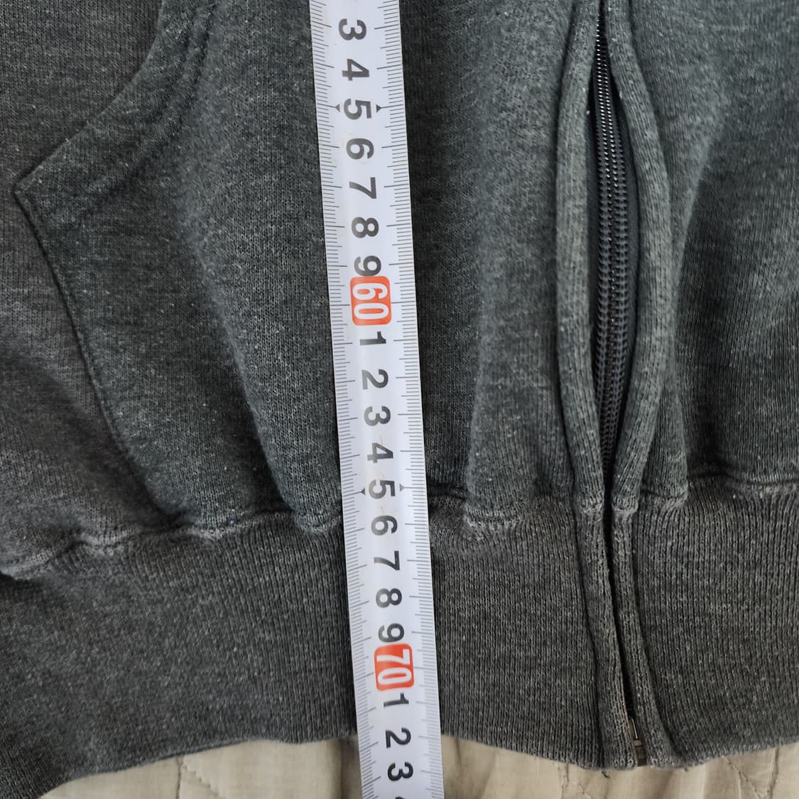 [XL] 90s 빈티지 러셀 애슬레틱 후드집업 다크그레이 상품이미지8