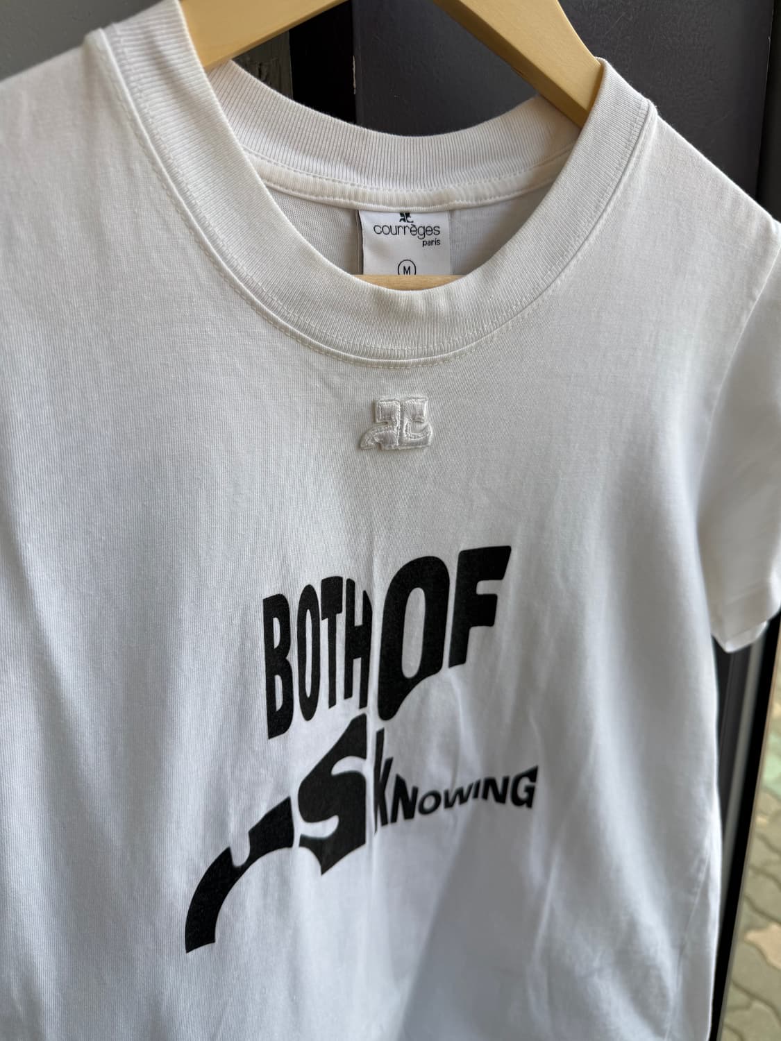 M/ 꾸레쥬 보스 어스 노잉 라운드 반팔 상품이미지5