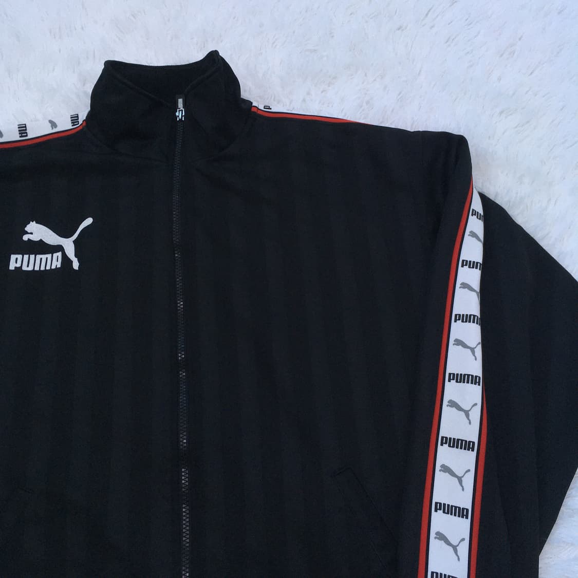 빈티지 퓨마 백 빅 로고 프린팅 저지 769 y2k 스트릿 갸루 펑키 일 상품이미지4