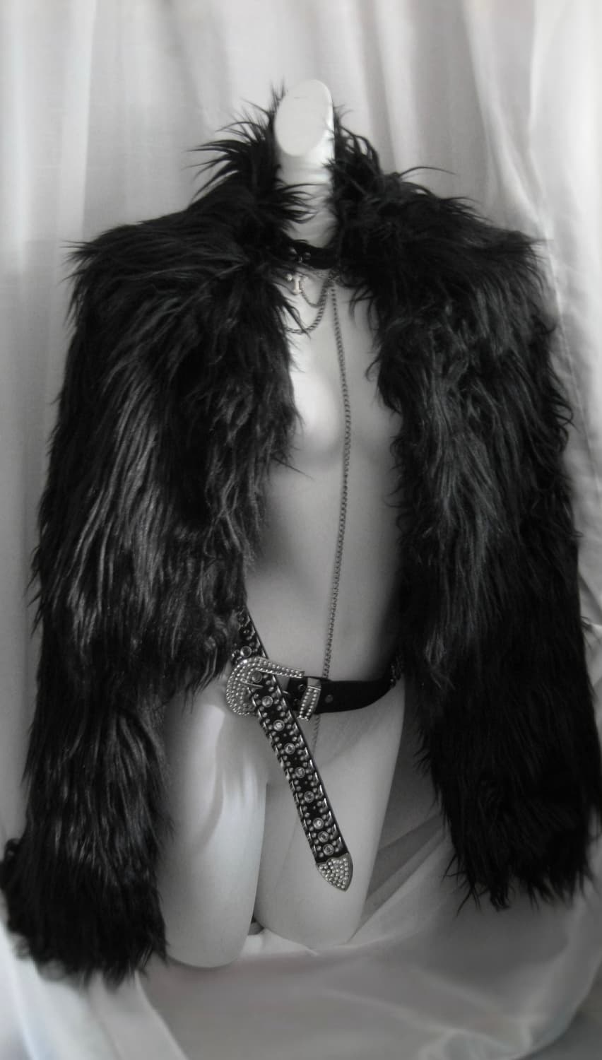 펑크 페이크퍼 자켓 상품이미지2