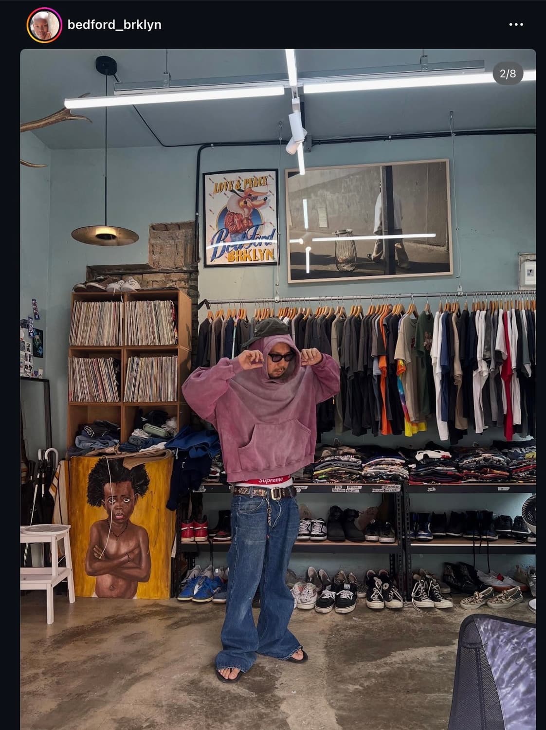 BEDFORD uneven sunfade hoodie 테스트팩 상품이미지2