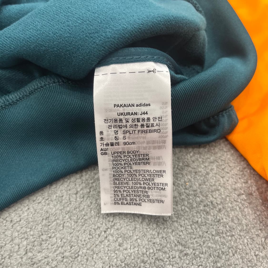 S 아디다스 스플릿 파이어버드 져지 상품이미지5