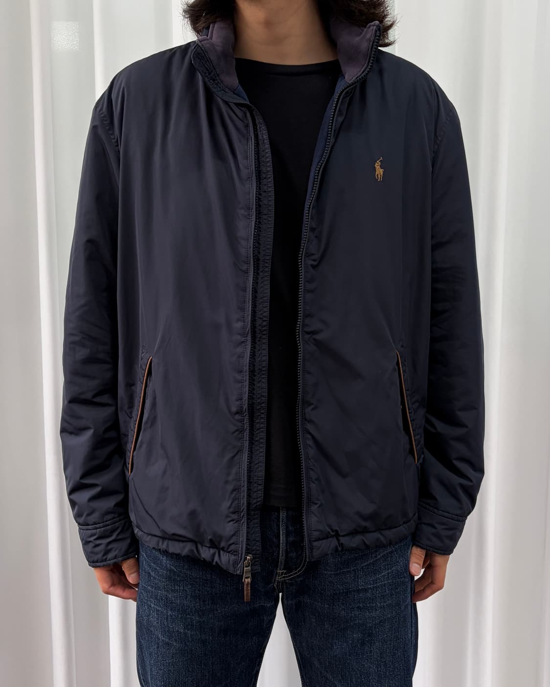 [L]폴로 랄프로렌 폴리쉘 바람막이 자켓 navy 상품이미지1
