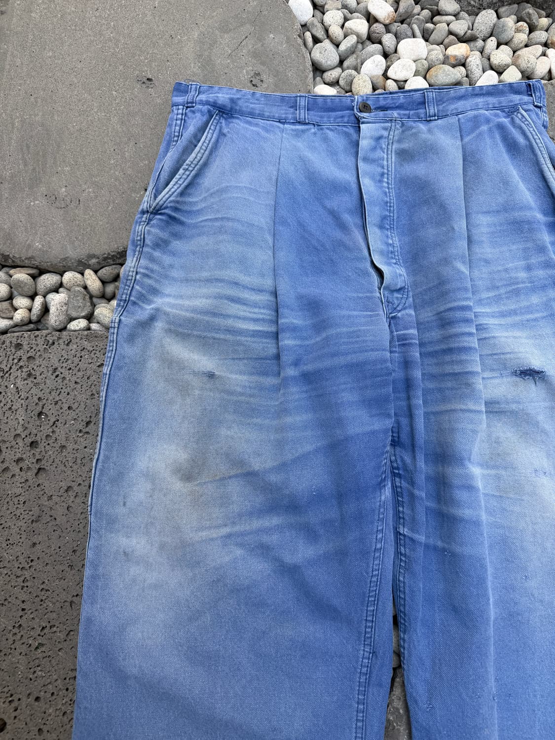 DISTRESSED HARD FADED 1970s 썬페이드 프렌치워크팬츠 상품이미지5