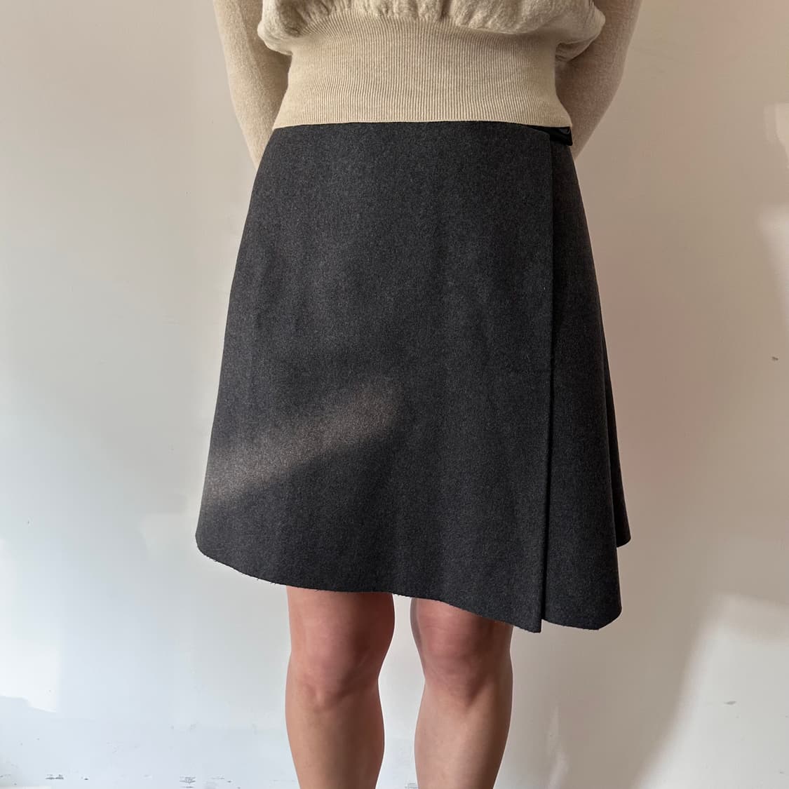 질샌더 jil sander navy 캐시미어 혼방 스커트 상품이미지2