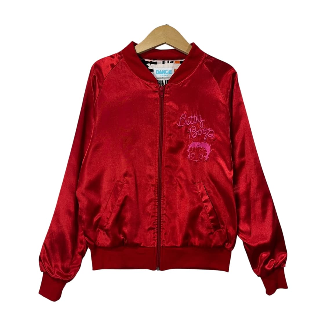 [Betty Boop] 베티붑 백프린트 새틴 자켓 상품이미지2