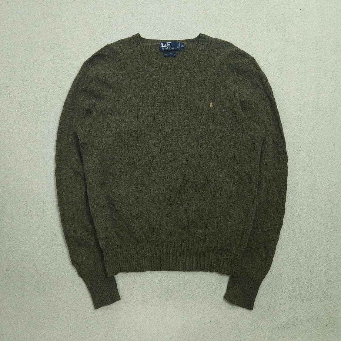 폴로 랄프 로렌 램스울 케이블 니트 XL 상품이미지1