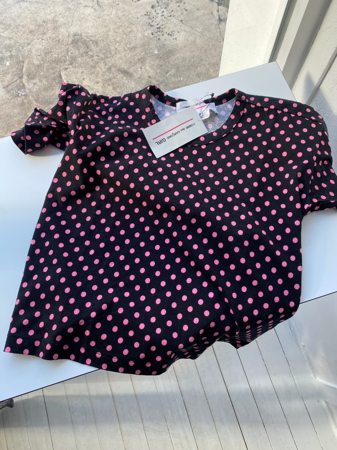 [Comme des garcons girl] 도트 티셔츠 상품이미지2