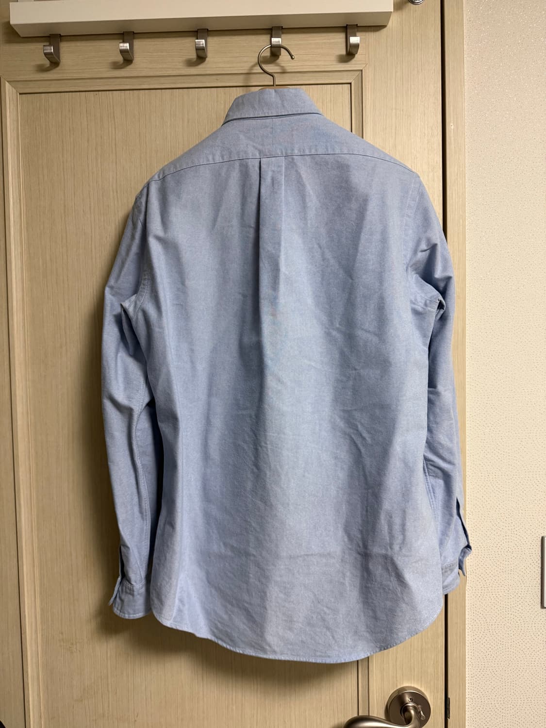 폴로 클래식핏 옥스포드셔츠 블루 M 상품이미지2