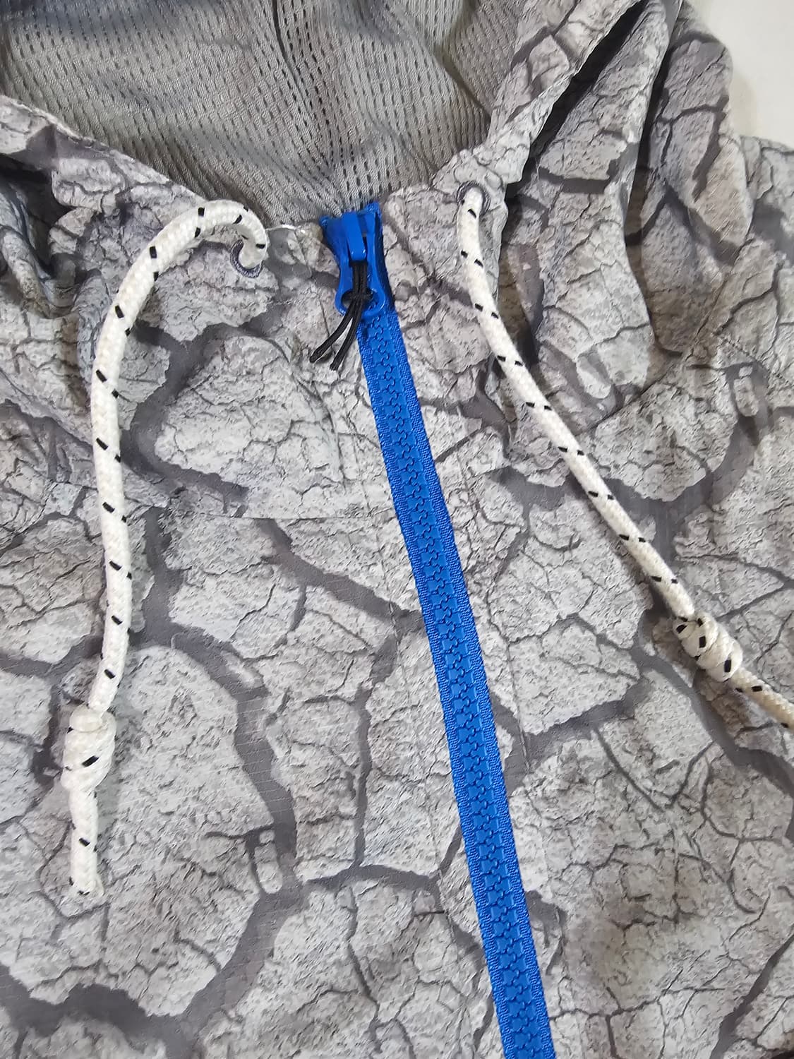 [95] 00s 빈티지 나이키 크랙 패턴 후드 윈드브레이커 바람막이 점퍼 상품이미지5