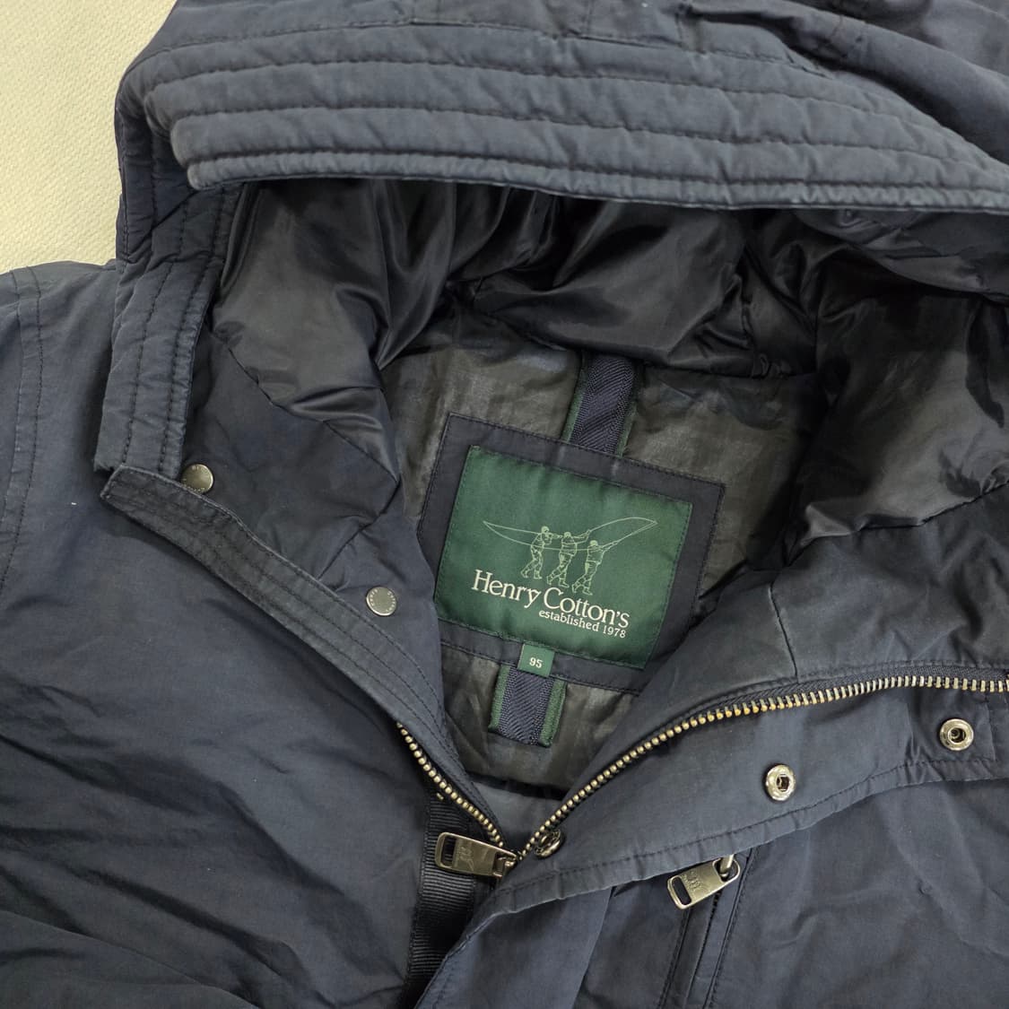 [95] 헨리코튼 캐주얼 덕다운 패딩 점퍼 1223J1 상품이미지3